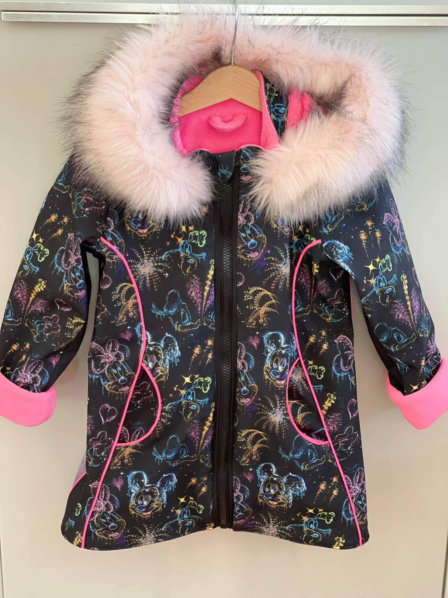 Kožešinový lem, růžová