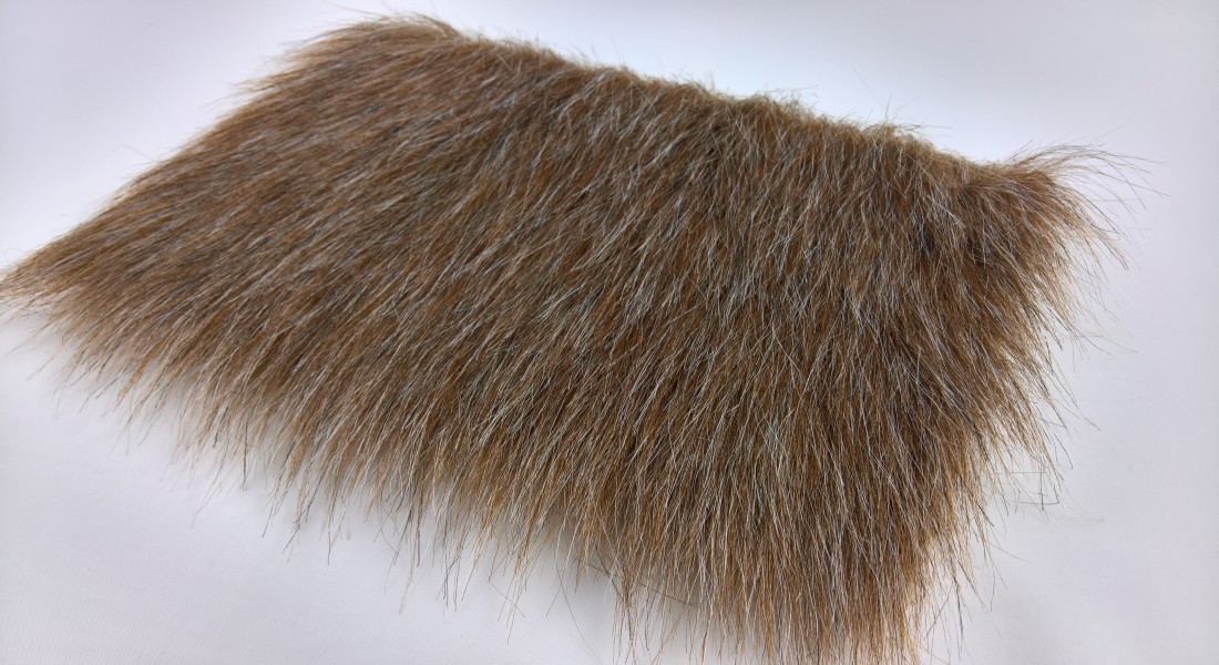 Umělá kožešina melír hnědé,bílé,černé