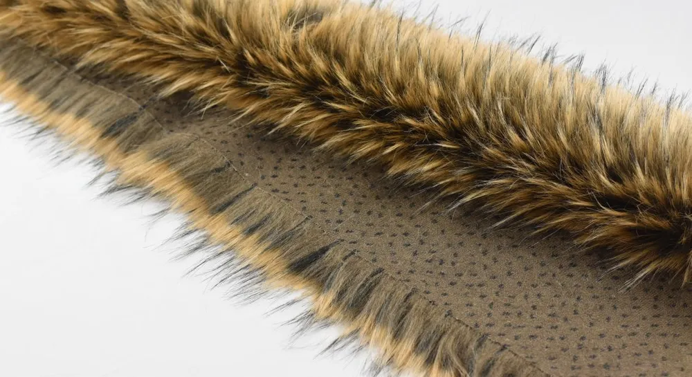 Kožešinový lem, světlě hnědo béžová