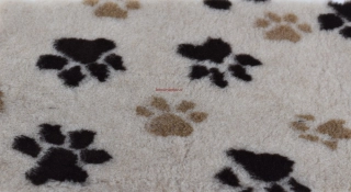 Deka pro psy, IZOLAČNÍ, metráž tlapky hnědé a černé