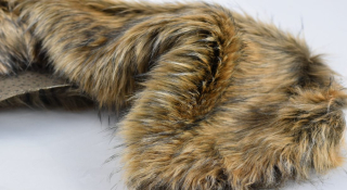 Umělá kožešina světlě hnědo béžová,evropský výrobce, šíře 150 cm